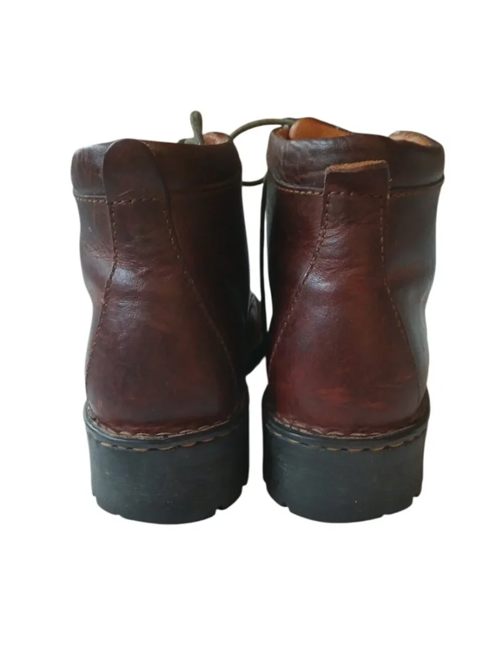 Born brown leather lace-up chukka boot M6603 CKH9 like new men's size 9/42.5
